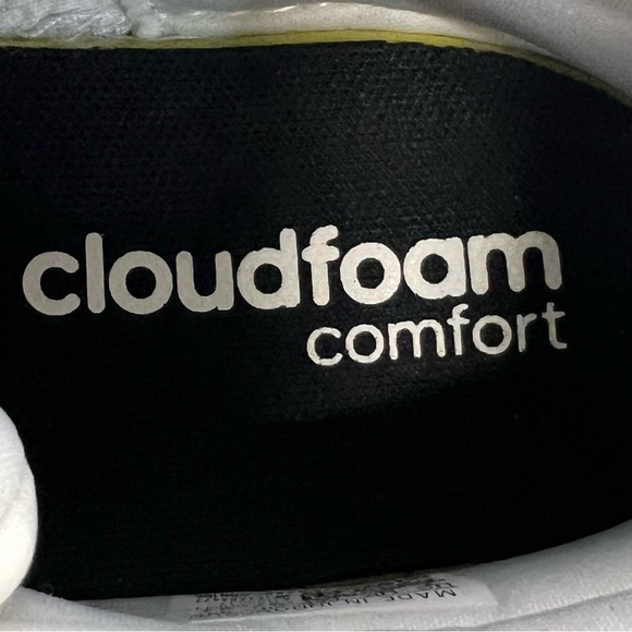 Adidas Racer TR21 White Silver Athletic Running Cloudfoam Shoes Women’s 7 - Picture 11 of 12